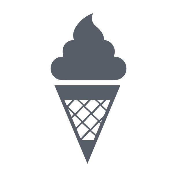 甜筒冰淇淋甜点美食图标图片下载