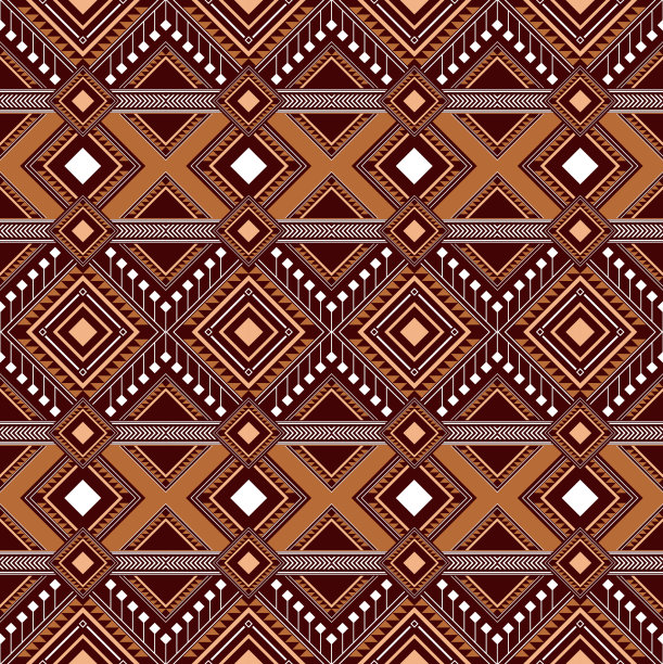 民族图案几何印花18图片下载