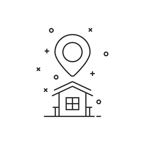 细线home位置标志与引脚标记图片下载