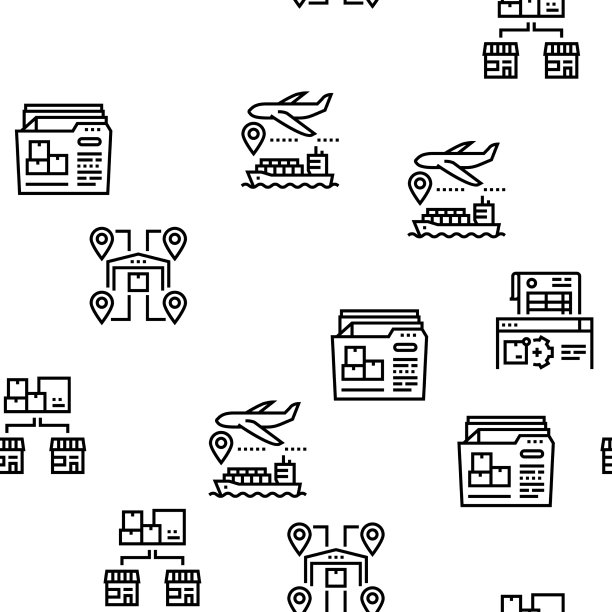 物流业务无缝模式图片下载