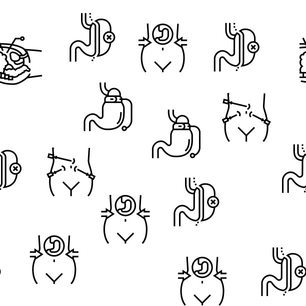 减肥手术无缝模式图片下载