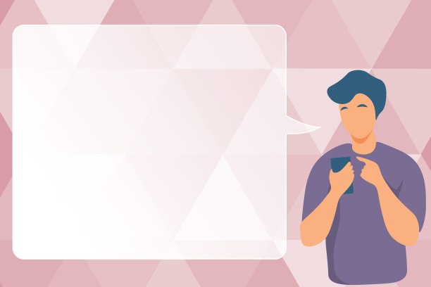 人使用移动和显示语音气泡图片下载