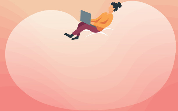 一位女士坐在一个大豆袋上图片下载