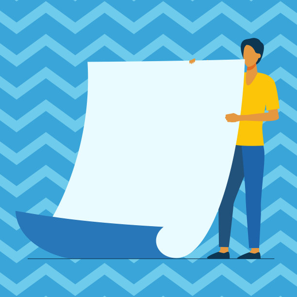 一个人拿着大白纸站着画画图片下载