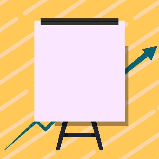 白板上画着箭头图片下载