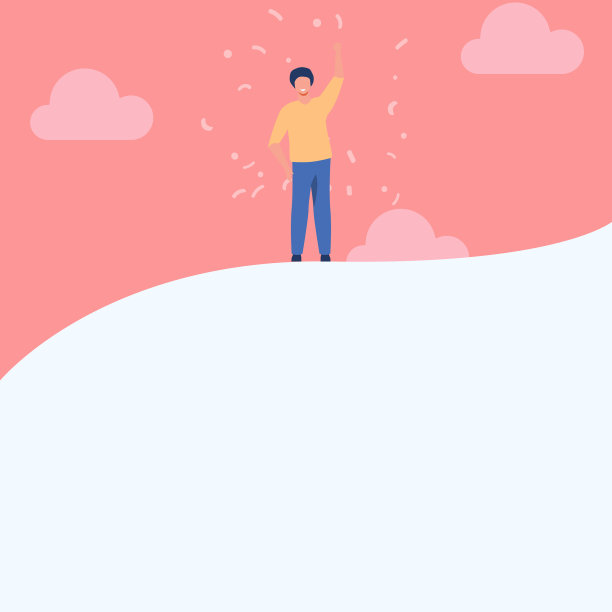 人绘图，举起手向天空站立图片下载