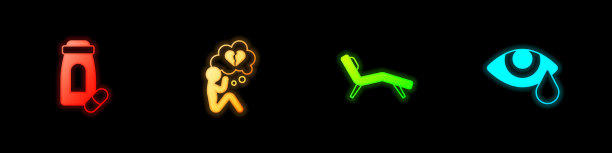 安定药片，破碎的心或离婚图片下载