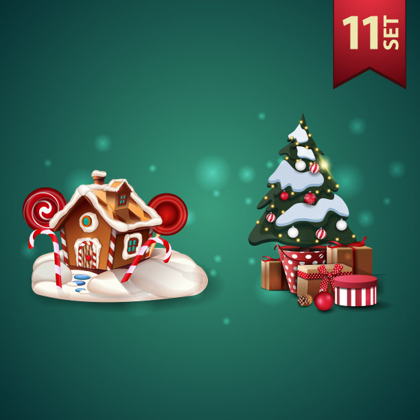 设置圣诞3d图标圣诞姜饼图片下载