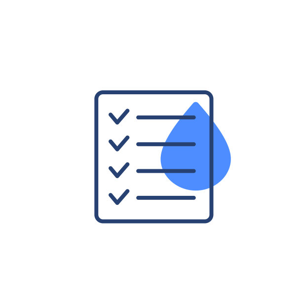 水质控制图标在白色图片下载