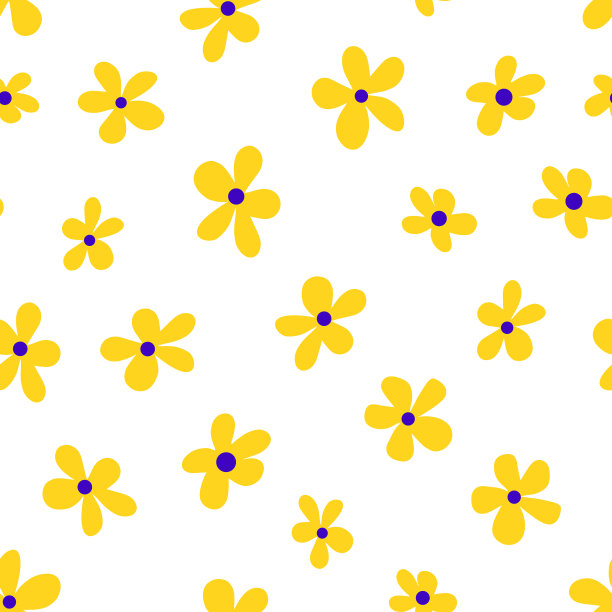 无缝的图案与五颜六色的花朵图片下载