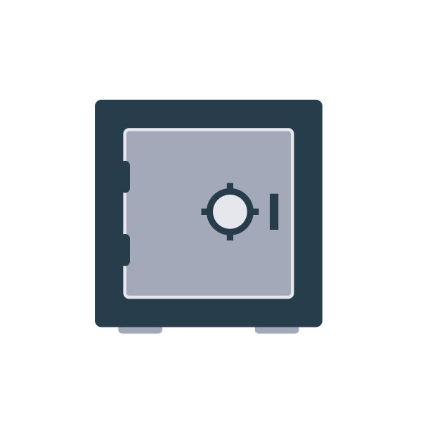 银行金库储物柜图标图片下载