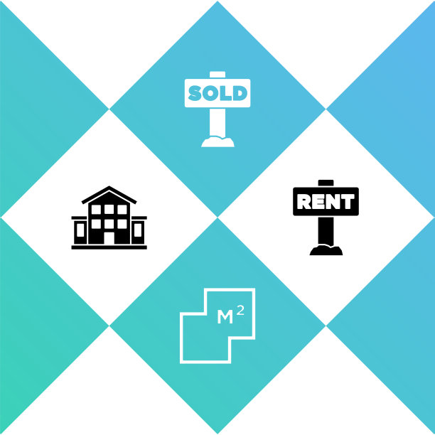 设置房屋平面图挂有文字招牌出售图片下载