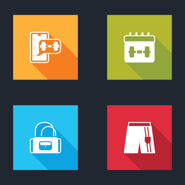 设置健身app日历健身运动包和图片下载