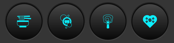 套拉面韩币手扇和图片下载