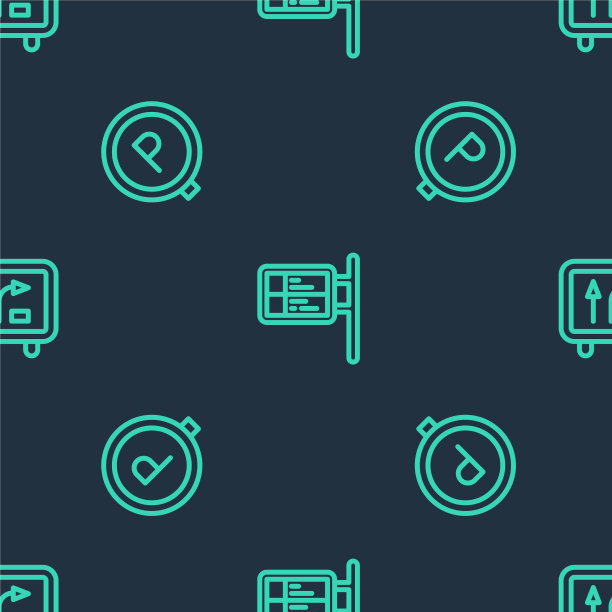 设置线路公共交通板停车场和道路图片下载