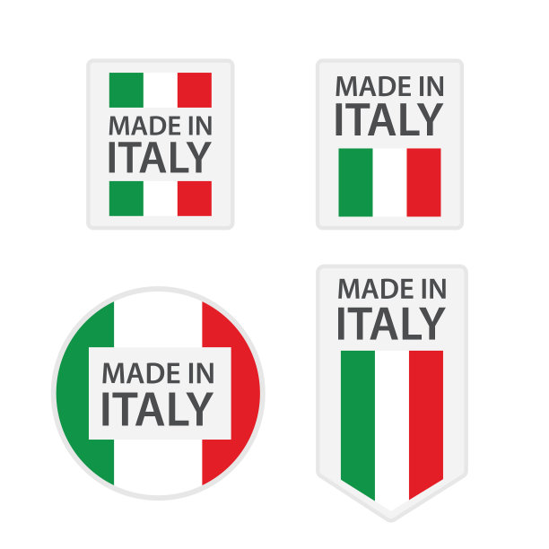 意大利制造的旗帜，贴纸，邮票，徽章图片下载