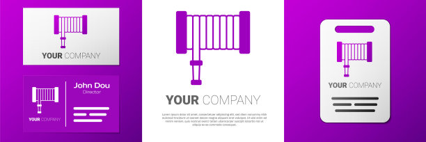 消防软管卷盘图标隔离在白色背景上。Logo设计模板元素。向量图片下载