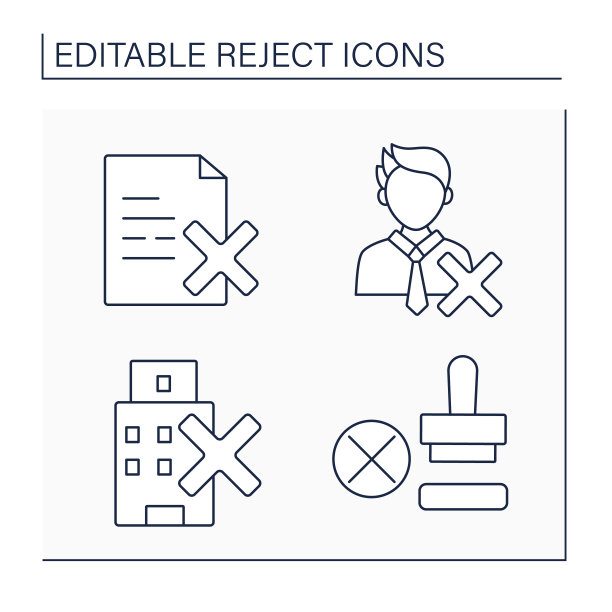 拒绝线图标设置图片下载