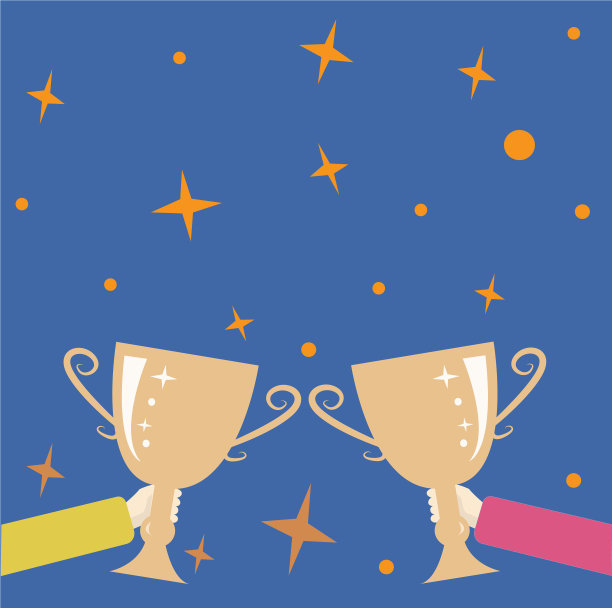 摘要庆祝新胜利的颁奖典礼图片下载