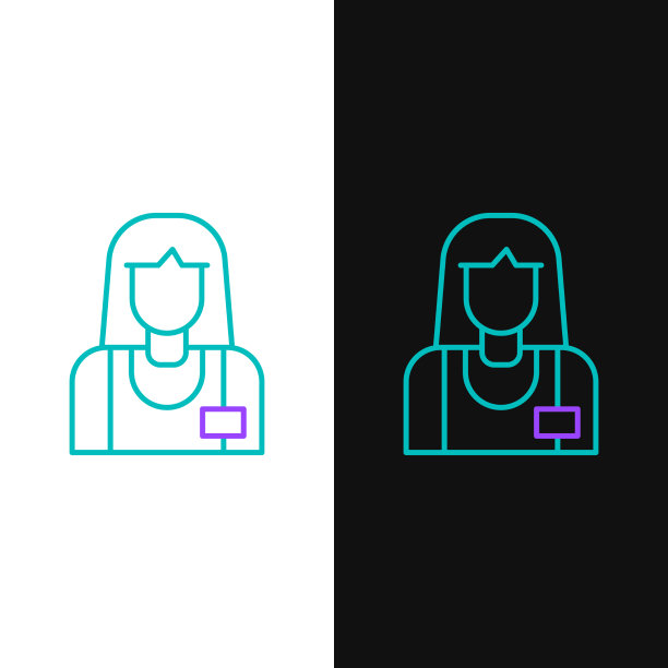 线卖家图标孤立在白色和黑色图片下载