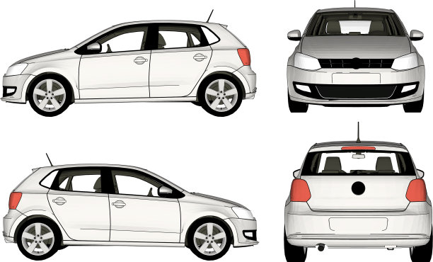 设置现代豪华轿车等距高品质图片下载