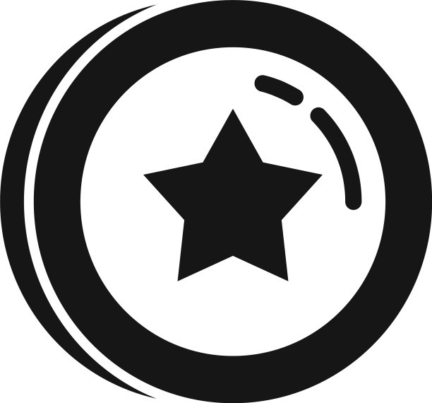 星币筹码图标简单的赌场钱图片下载
