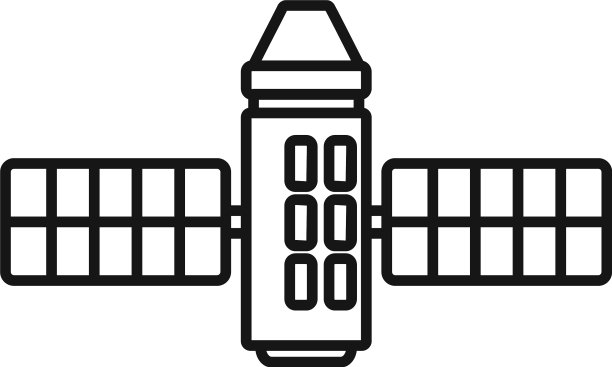 科学空间站图标轮廓火星图片下载