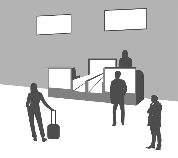 行李托运前图片下载