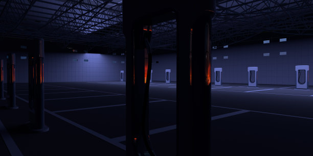 电动汽车充电站图片下载