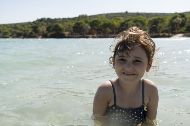 在海滩上图片下载