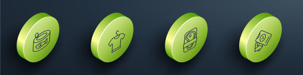 设罐头鱼t恤肉等距线图片下载