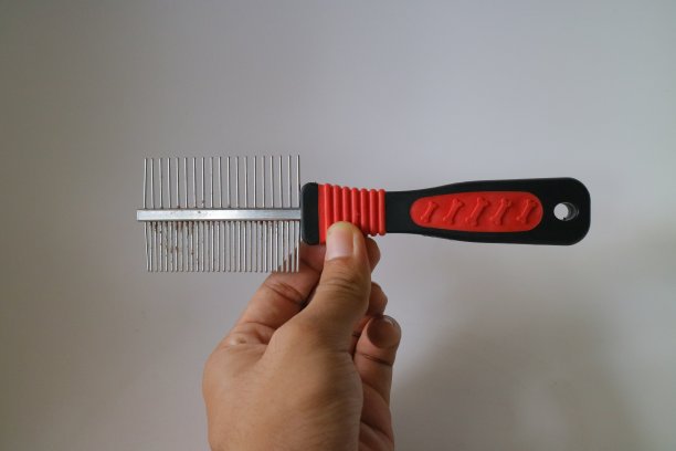 梳理狗或猫毛发照片的梳子图片下载