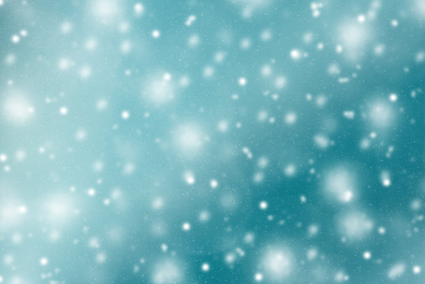 冬季抽象蓝雪散焦背景图片下载