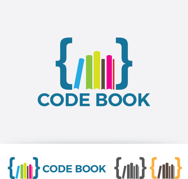 编写和编程标志设计模板图片下载