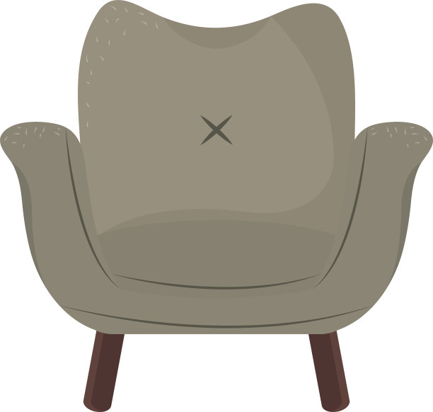 灰色扶手椅内部图片下载