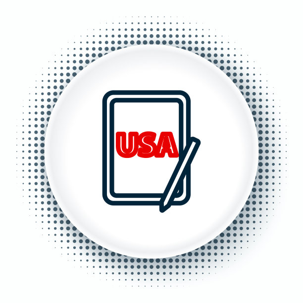 线美国美国在图形上图片下载