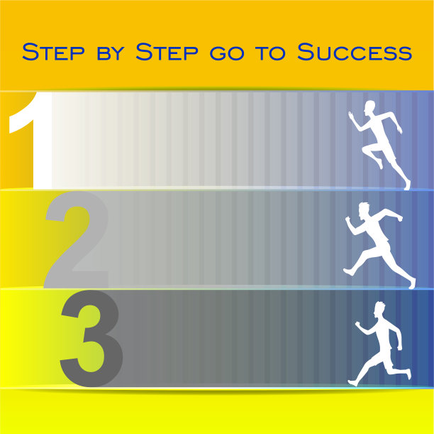 人们白色的剪影奔向他们的目标图片下载