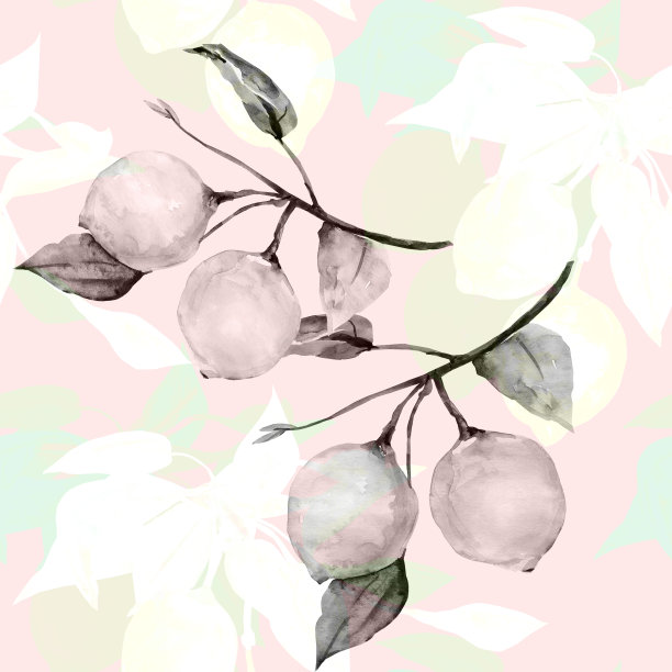 无缝模式柠檬图片下载