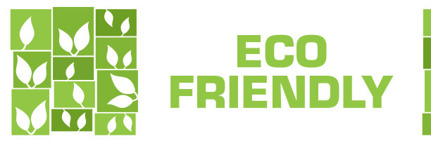 生态友好的绿色树叶网格左边图片下载