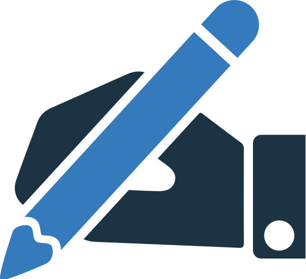 写铅笔，钢笔图标简单的可编辑图片下载