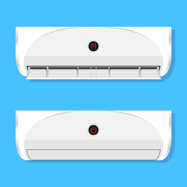空调开闭插图向量图片下载