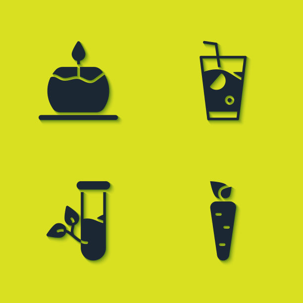 设置香薰蜡烛胡萝卜实验室玻璃叶子图片下载