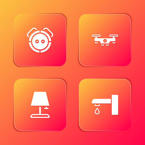 设置机器人吸尘器无人机飞行台灯图片下载