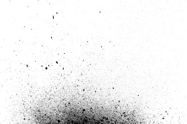 墨水飞溅模式，黑色水彩飞溅背景。图片下载