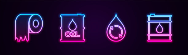 设置厕纸卷油桶回收线图片下载