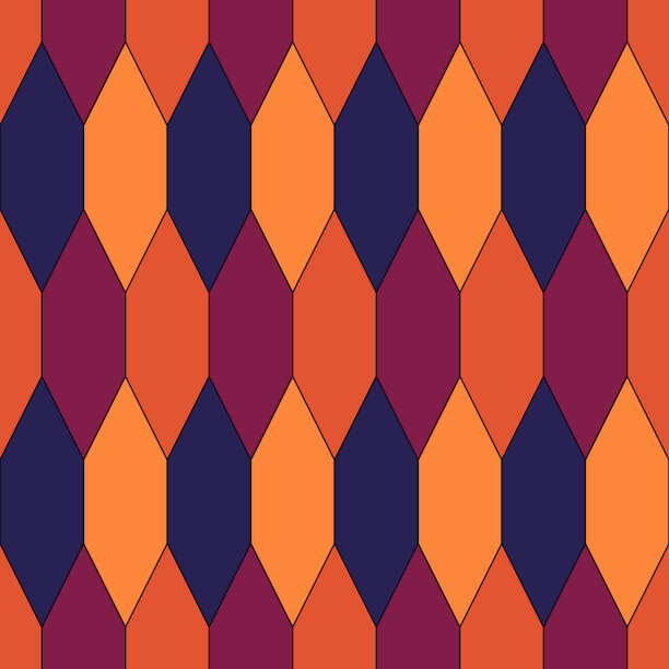 无缝模式。东方传统的装饰。重复纠察队员点缀。六边形，尖桩形状的墙纸。古老的马赛克瓷砖。六边形的主题。几何纺织印刷。矢量的工作。图片下载