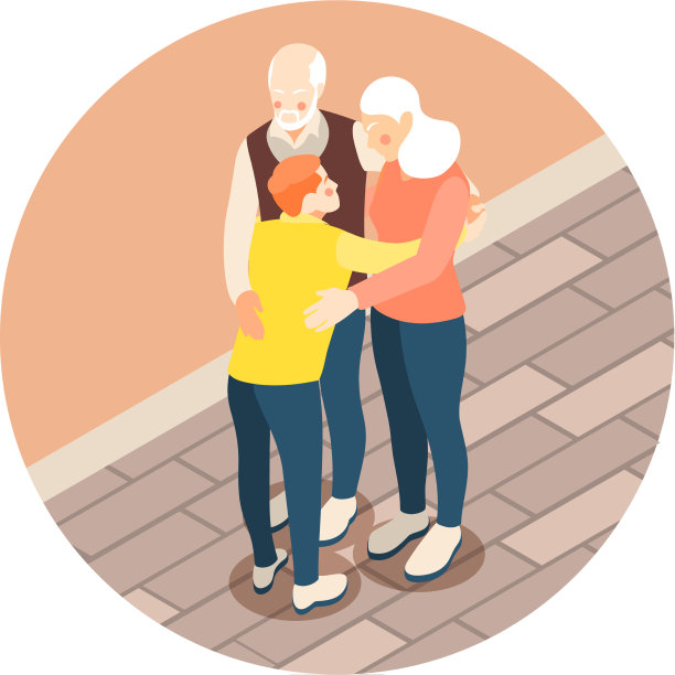 祖父母等距组成图片下载