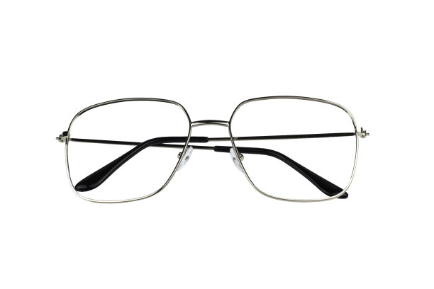 蓝色眼镜与白色眼镜分开图片下载