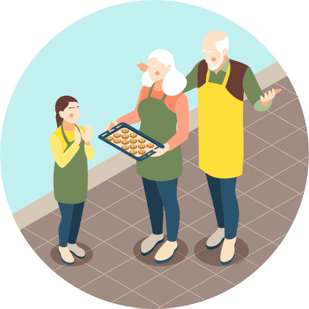 祖父母等距组成图片下载