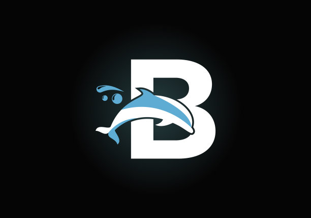 首字母字母字母与海豚图片下载